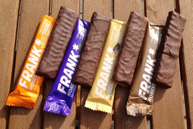 FRANK Snack Bars with chocolate topping