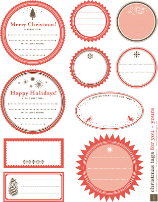 Too Much time on my hands: 50+ Free Printable Christmas Tags