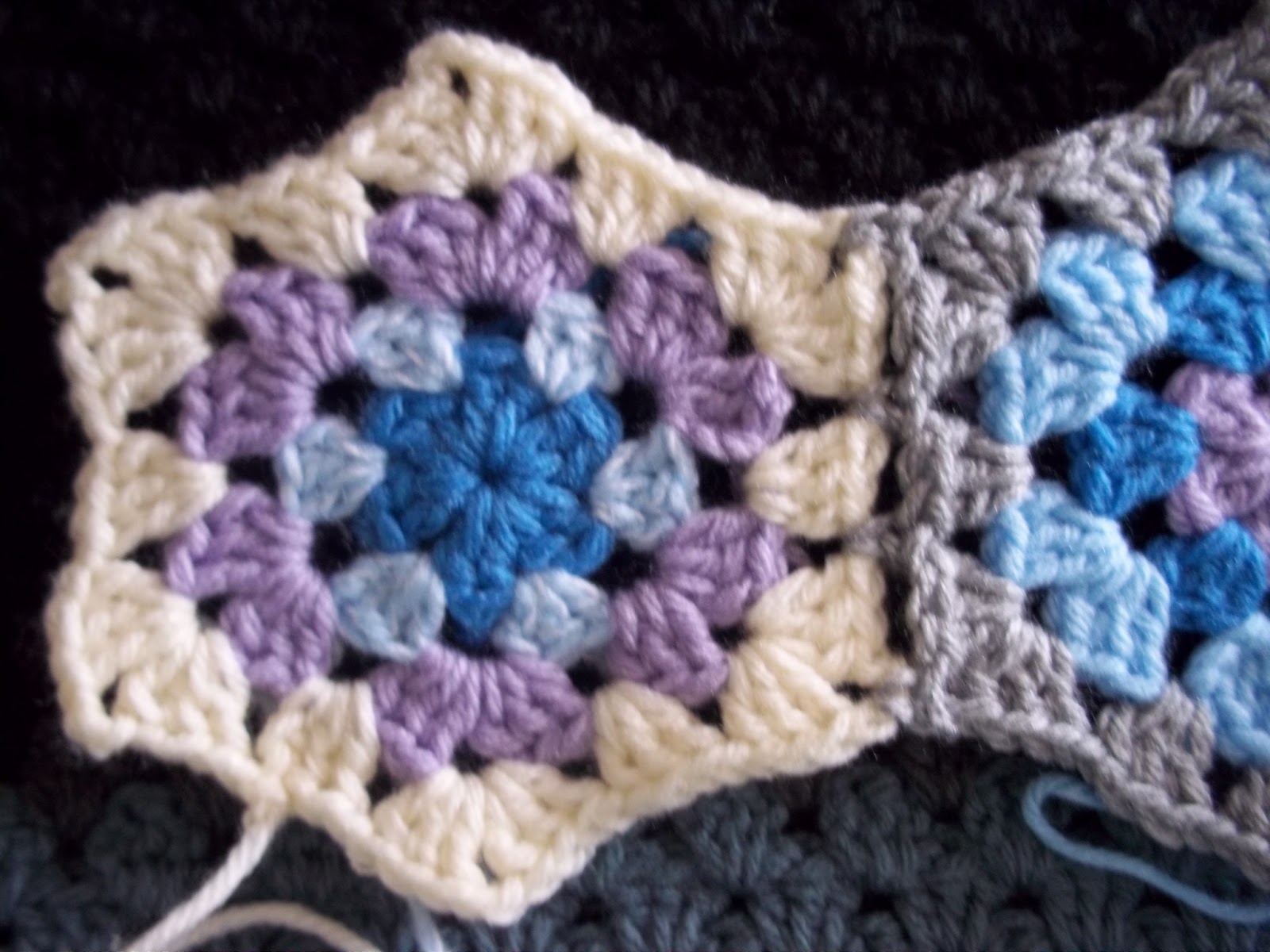 Zooty Owl's Crafty Blog Hexagon Crochet Motif 1 (Flower Hexagon