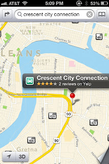 Apple ios 6 map crescent city