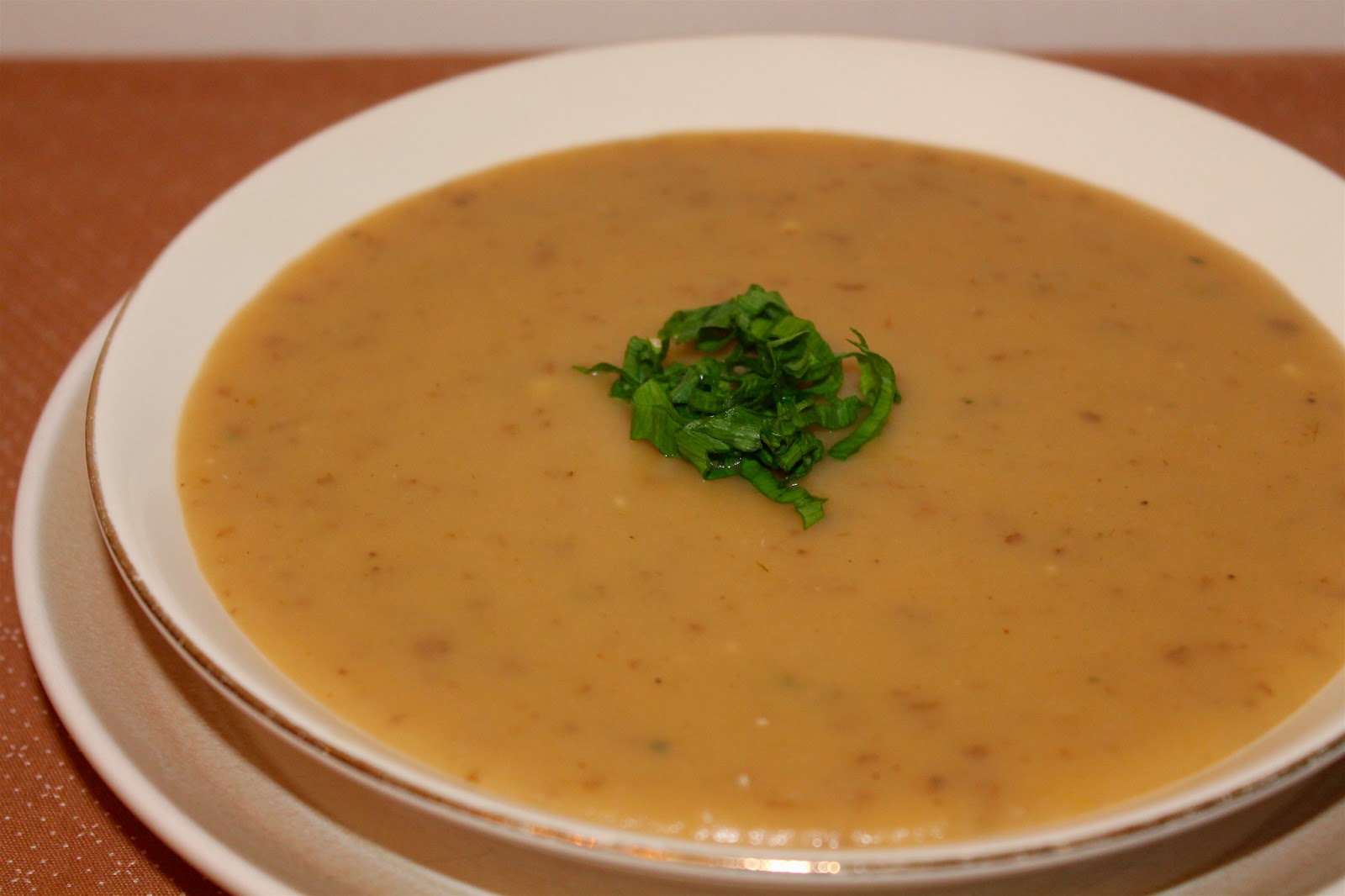Savory Moments Creamy potato and ramp soup