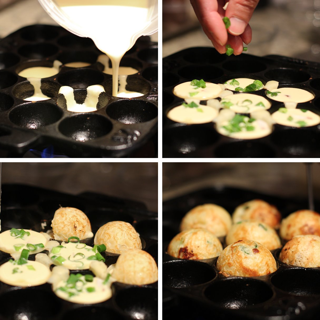 bake a dough TAKOYAKI PANS