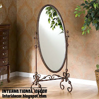 wrought iron mirror frame, iron forged furniture designs for bathroom