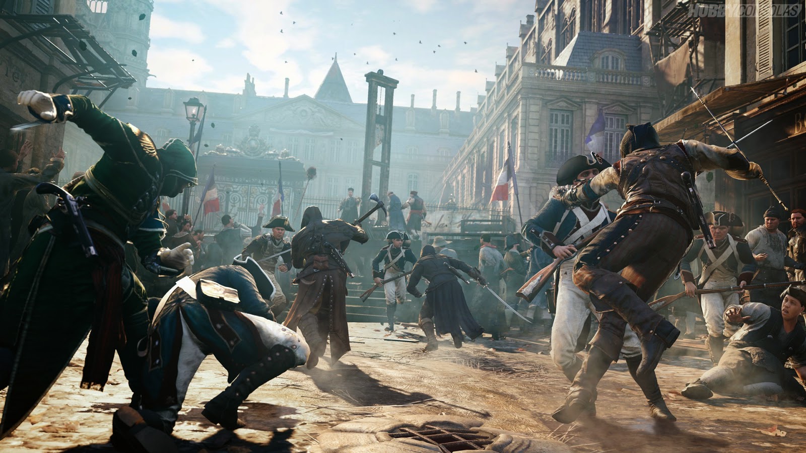 Assassin’s Creed Unity en lucha videojuego accion lucha tercera persona