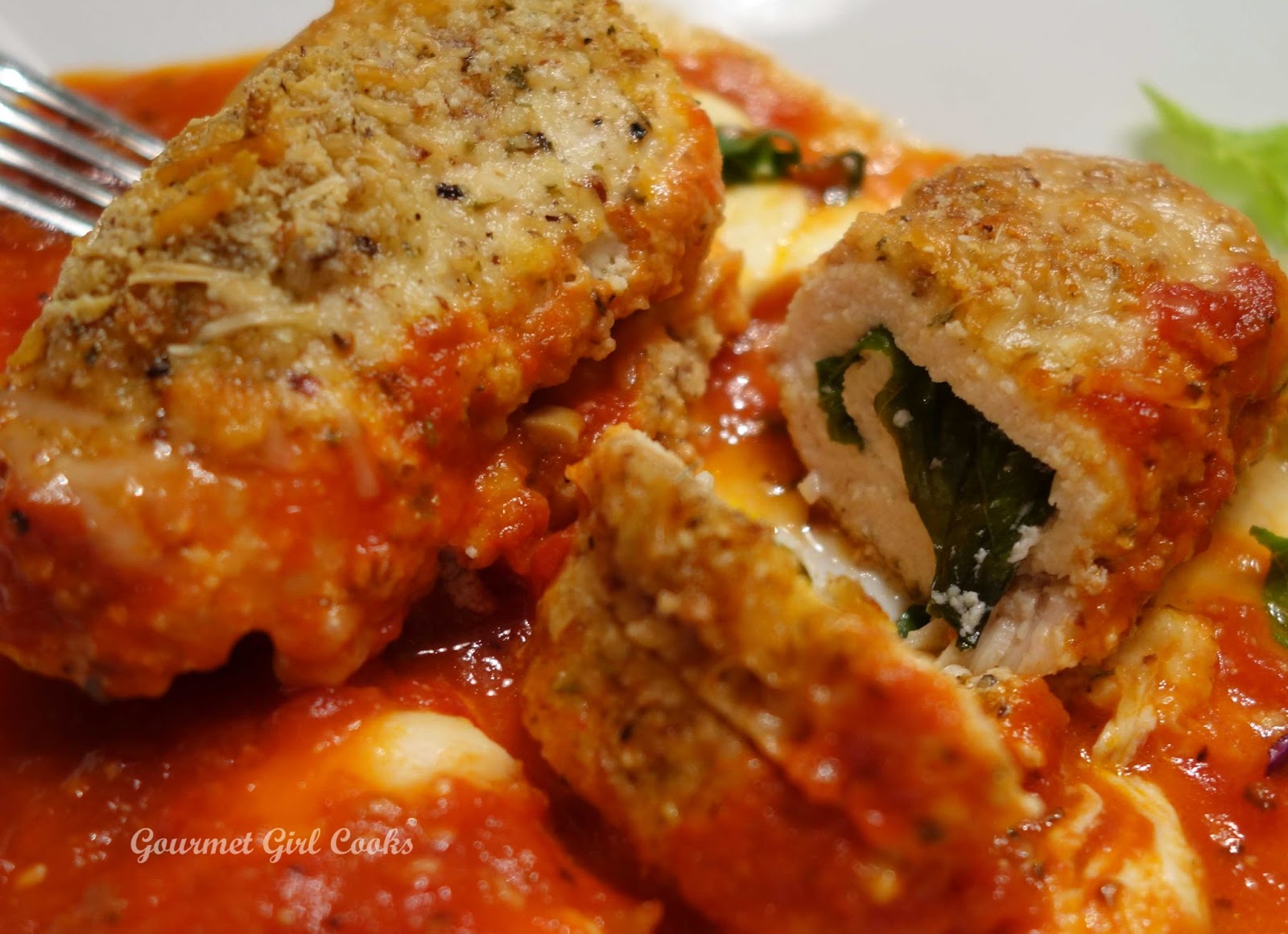 Gourmet Girl Cooks String Cheese Chicken Roulade Simple "Grainfree