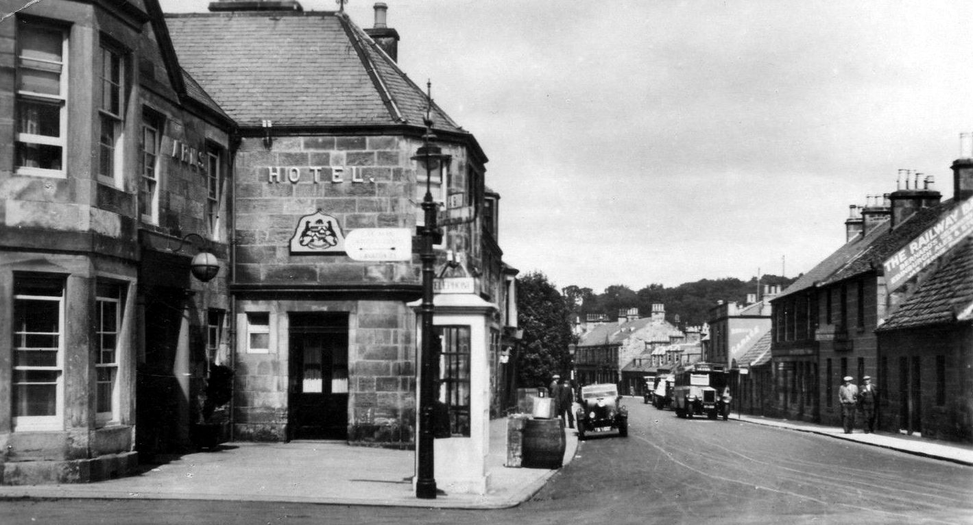 Tour Scotland Photographs Old Photographs High Street Markinch Fife