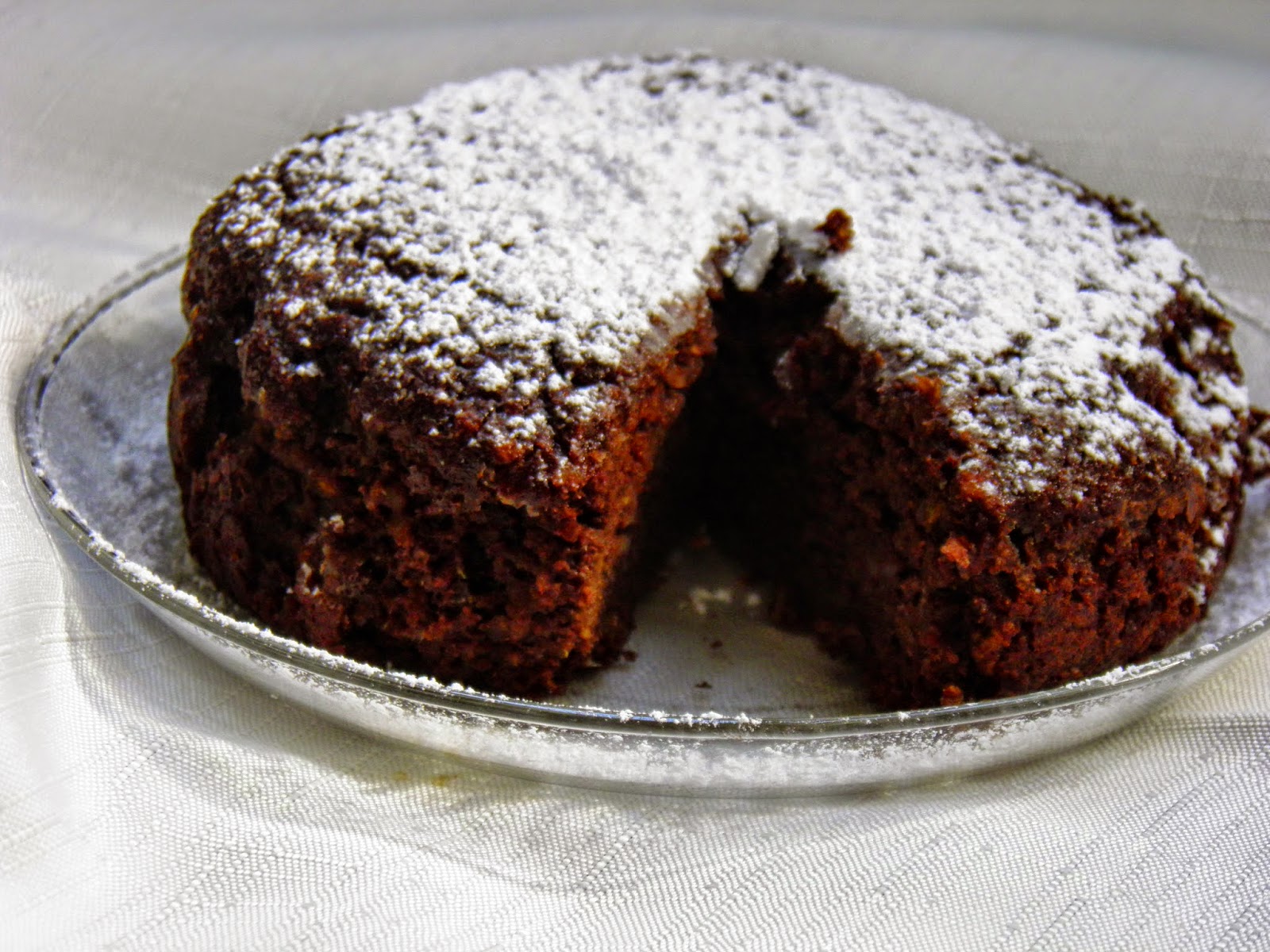 Falso Brownie De Naranja Y Cacao (sin Gluten)
