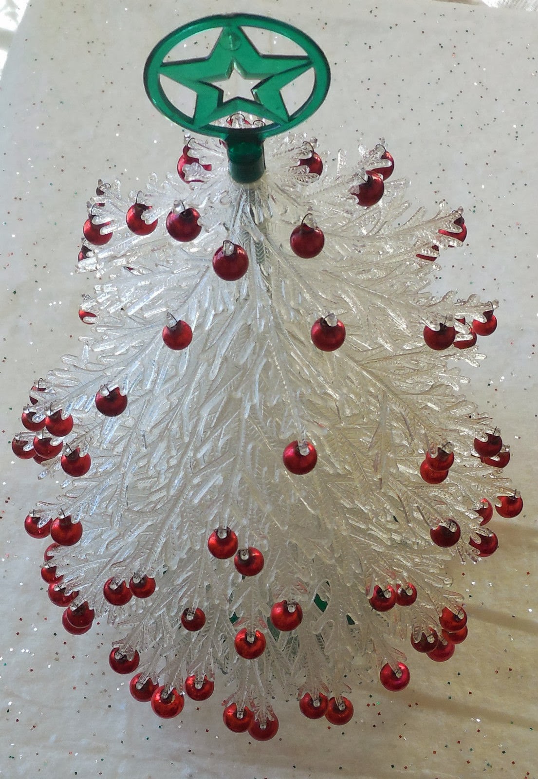 gold country girls Vintage Plastic Christmas Trees