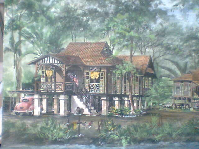 illustra design contoh lukisan illustrasi hitam puteh