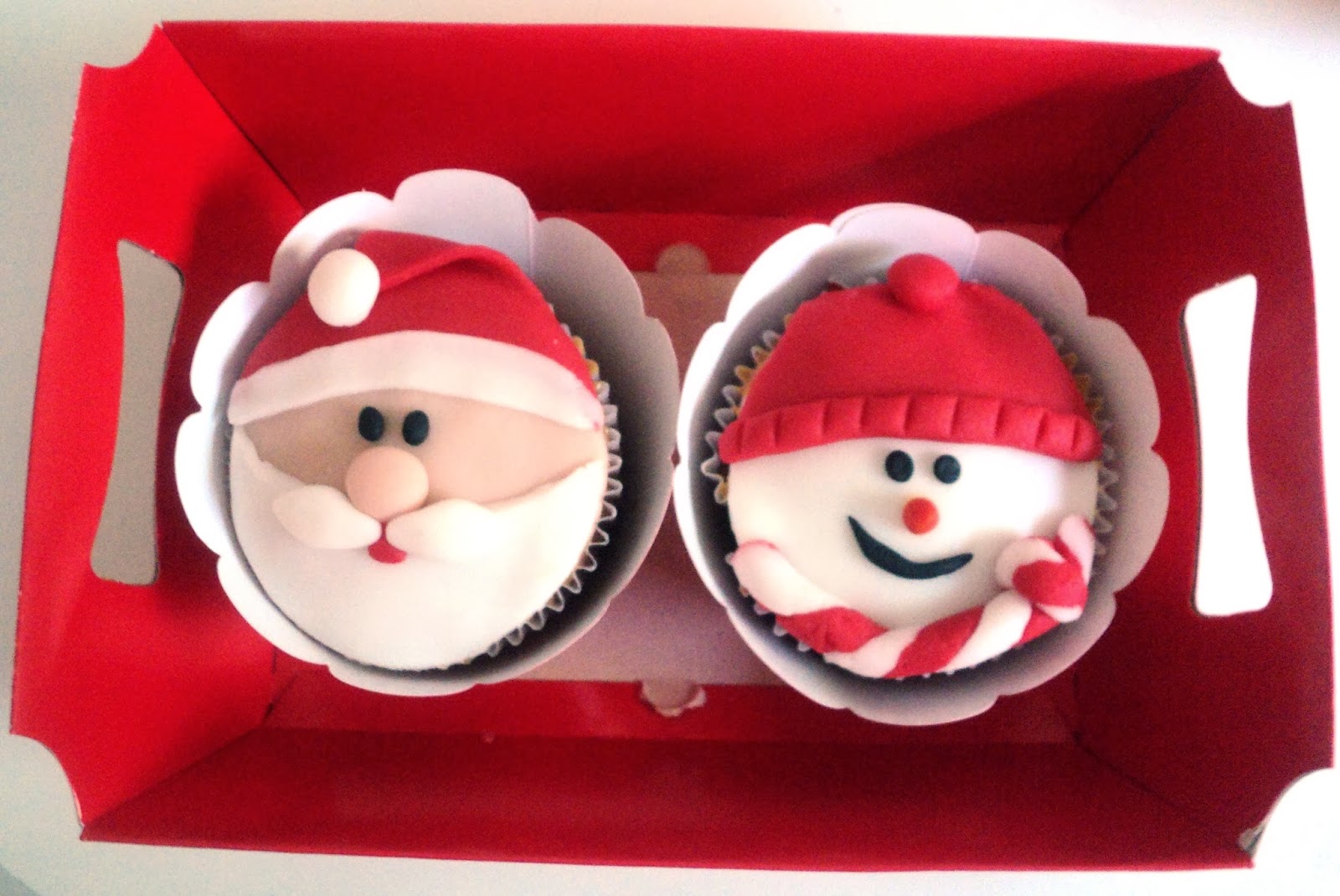 Marshmallow kit Festas Cupcakes Natalinos Trabalhados em Pasta