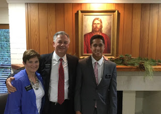 Pres. & Sister McSwain with Elder Ho