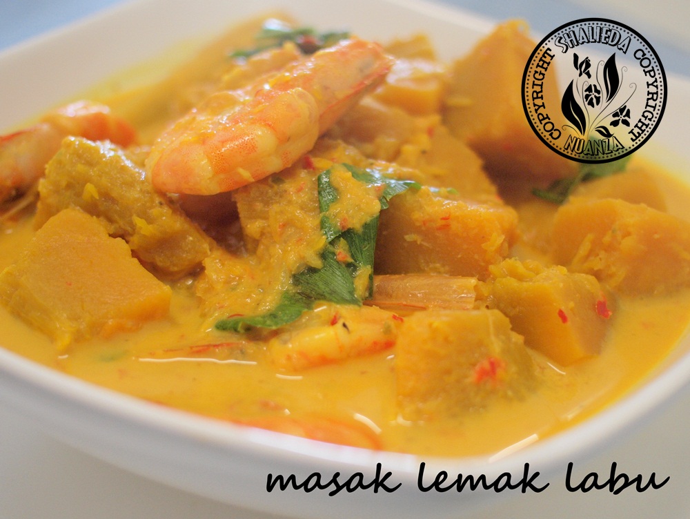 Pesona Cinta Cida de�Nuanza labu masak lemak cili api
