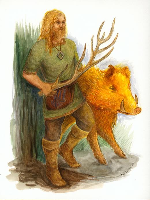 Nordic Wiccan Freyr