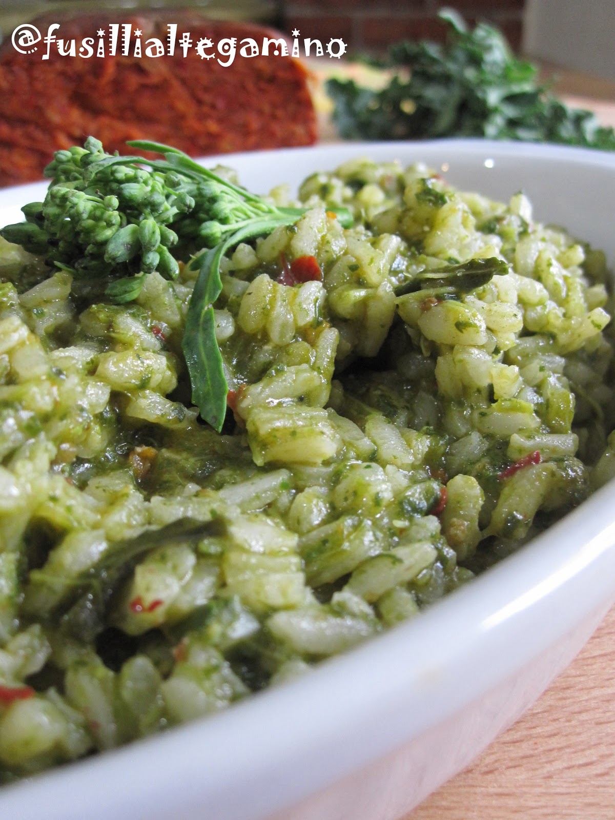 fusillialtegamino Risotto con Broccoli e 'Nduja Calabrese