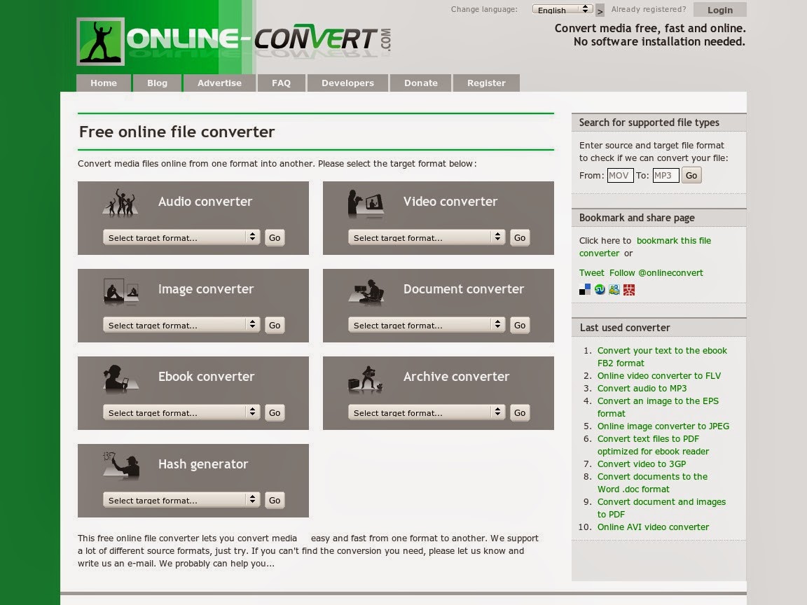 Most helpful and useful websites file converter