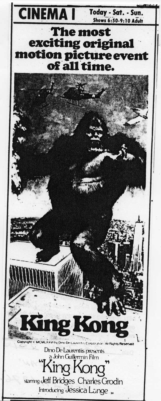 bloody terror 1970's NEWSPAPER MOVIE ADS