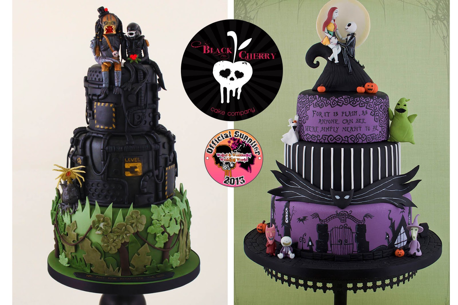 Weird and Wonderful Wedding World Black Cherry Cake Co.