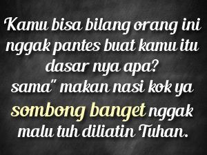 sindiran pedas