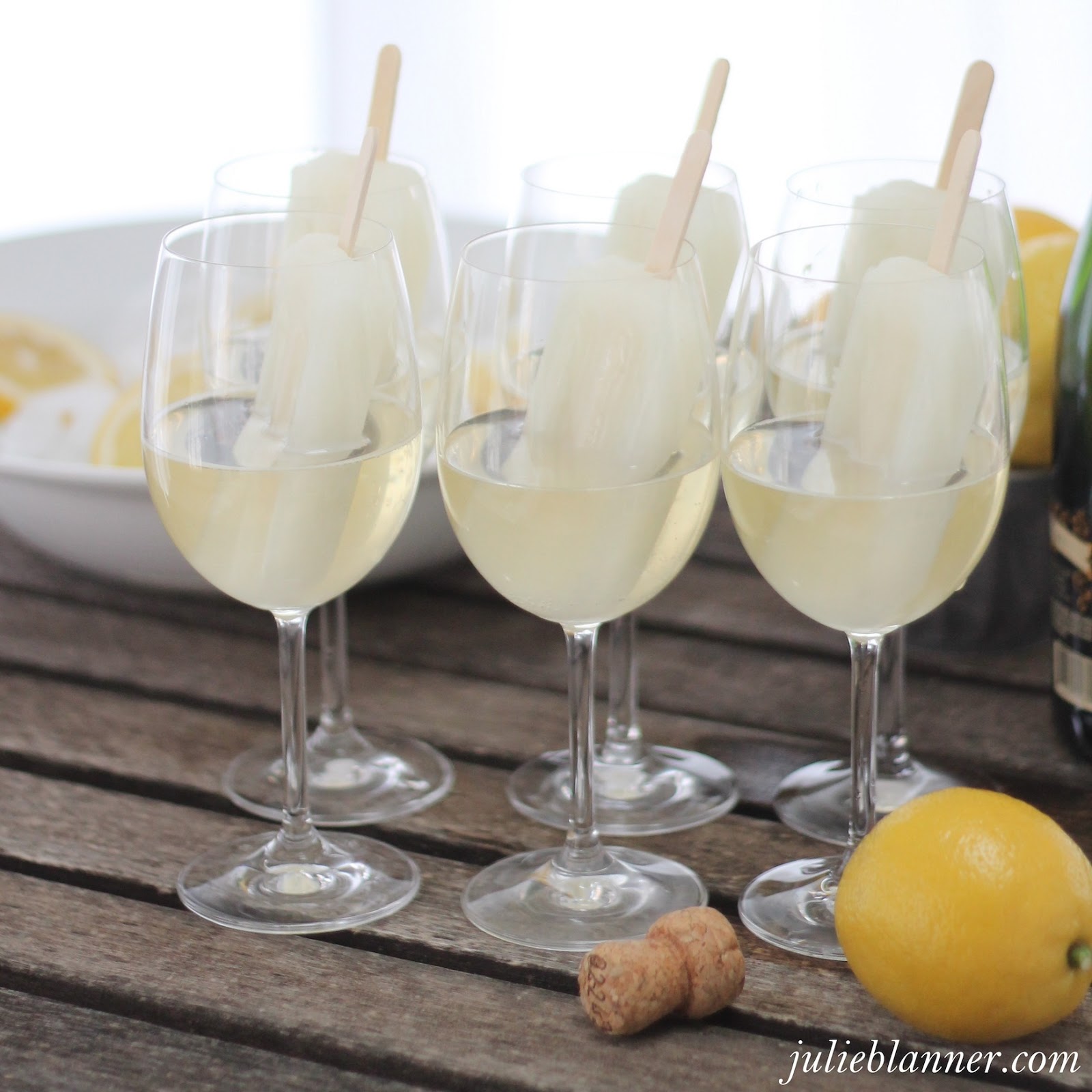 Signature Cocktail Champagne Popsicles Julie Blanner