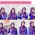 Cara Memakai Jilbab Chiffon Shawl
