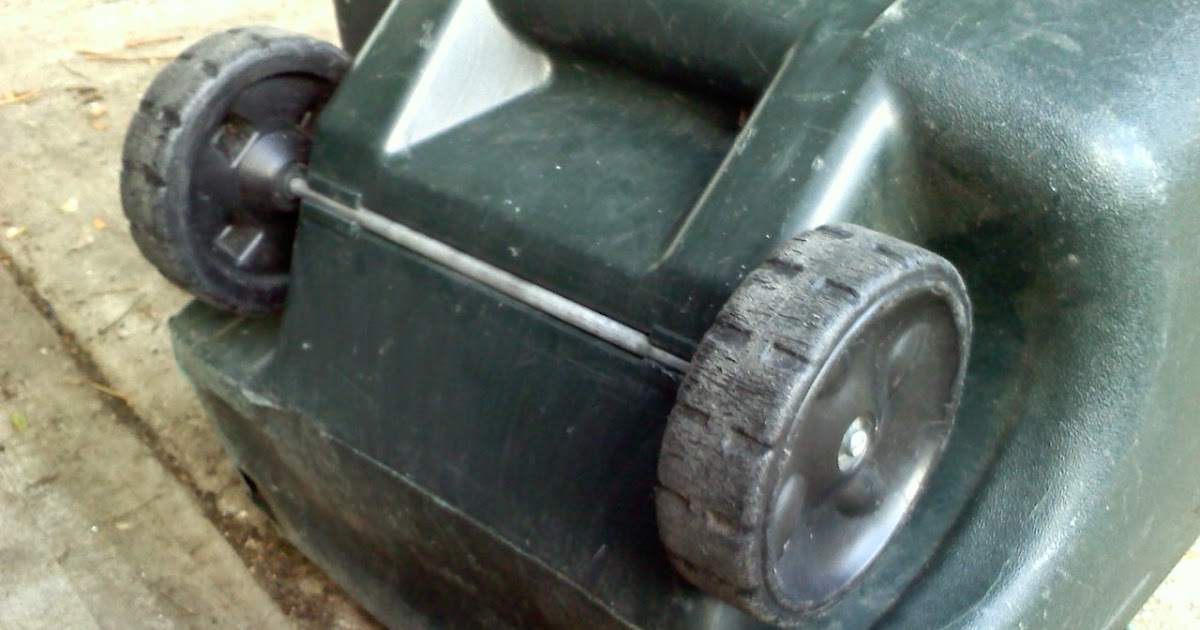Fixin' to be Green Trash Can Wheel Repair