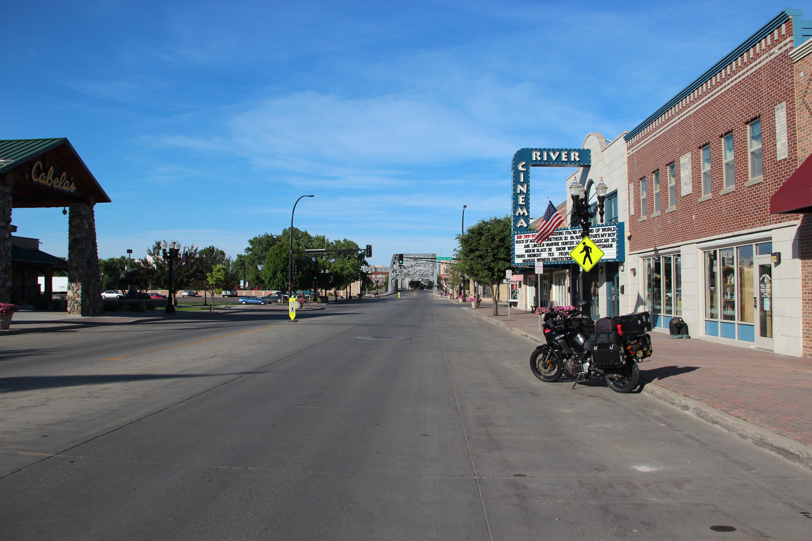 Riding the USA Day 4 East Grand Forks, MN Neepawa, Manitoba, Canada