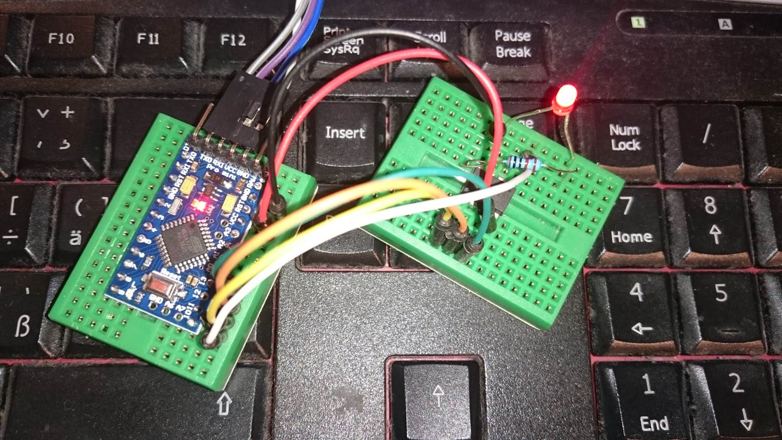 Program ATtiny13A via Arduino board - Home Circuits image.