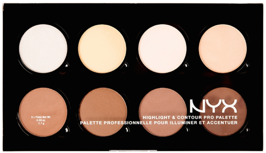 NYX Highlight & Contour Pro Palette Now Available Lip Drama