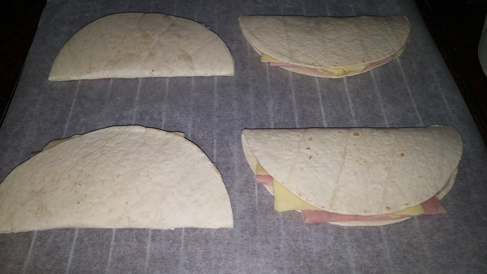 Las cosas de Lorena Tortitas de trigo de Jamón y Queso