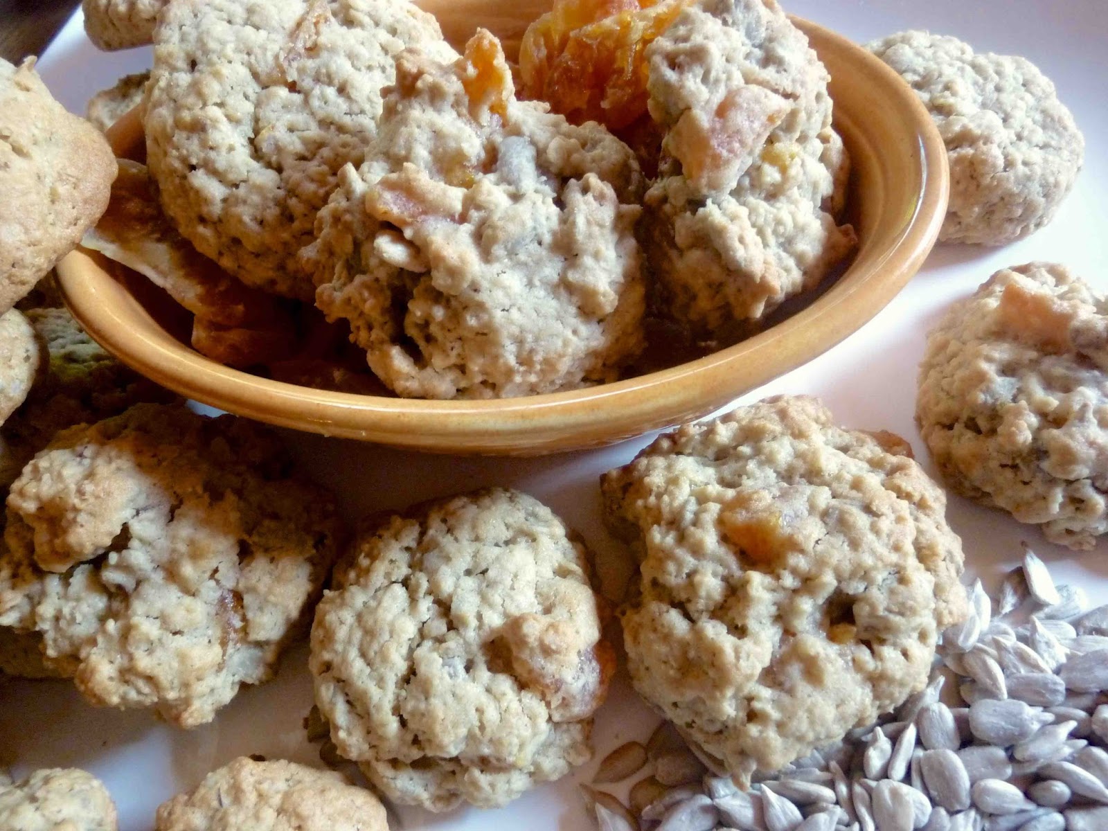 Tangerine Sunflower Seed Oatmeal Cookies Diary of a Mad Hausfrau