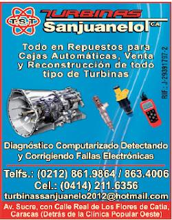 TURBINAS SAN JUANELO C.A. en Paginas Amarillas tu guia Comercial TURBINAS SAN JUANELO C.A. en Paginas Amarillas tu guia Comercial