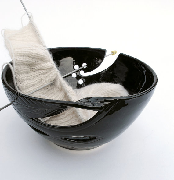 Selvage Blog: Pottery Knitting Bowl
