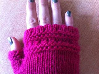 tricot terminé finitions