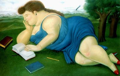 Fernando Botero. Woman reading. 1987