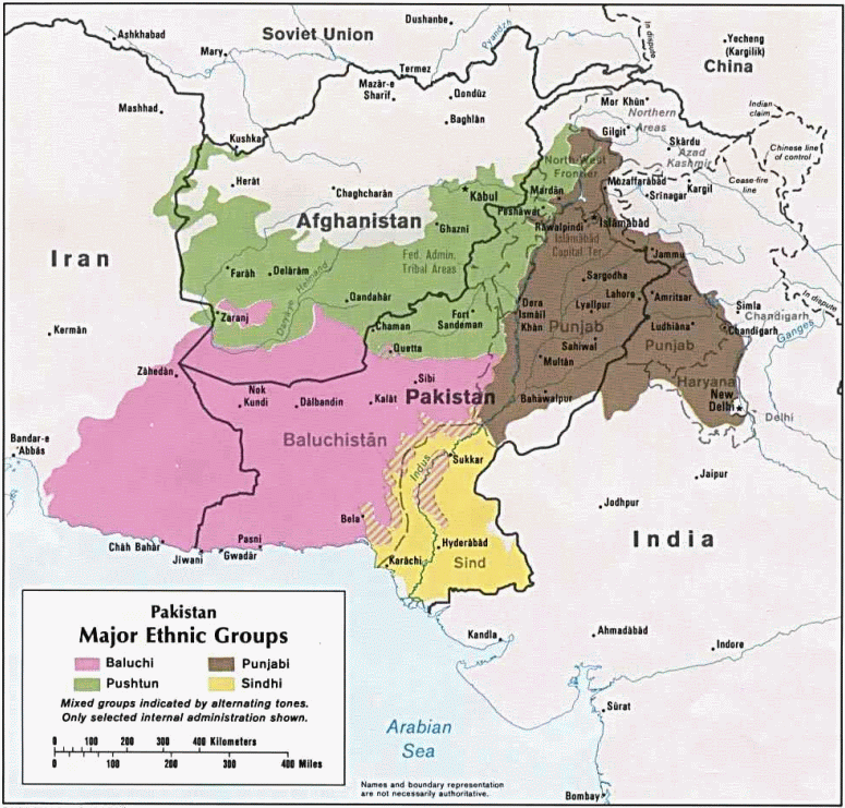 Pakistan Bangladesh Map