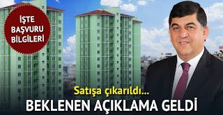 Zeytinli Konutları satışa çıkarıldı şahinbey belediye başkanı rıdvan fadıloğlu