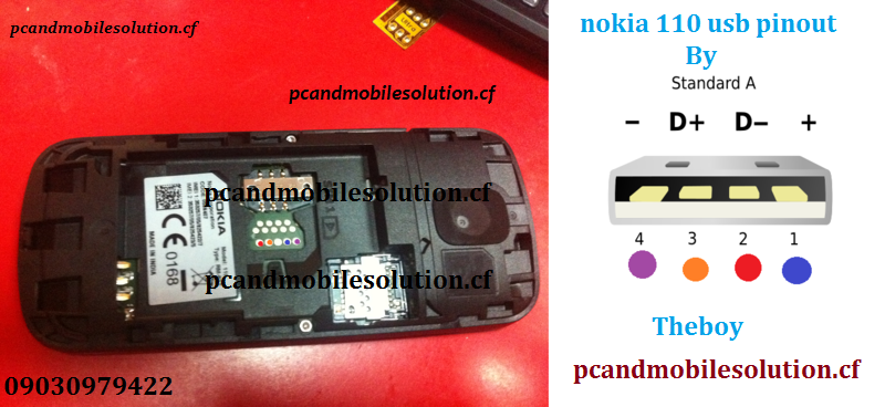 Nokia 110 Pin Out
