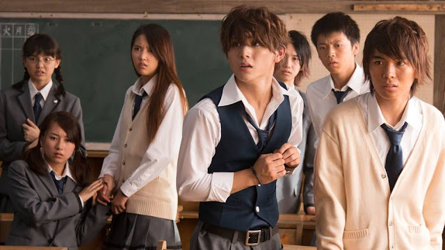 The student cast... but not all the main ones. assassination classroom live action still students