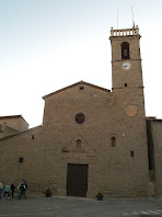 Façana principal de l'església de la Mare de Déu dels Àngels Façana principal de l'església de la Mare de Déu dels Àngels
