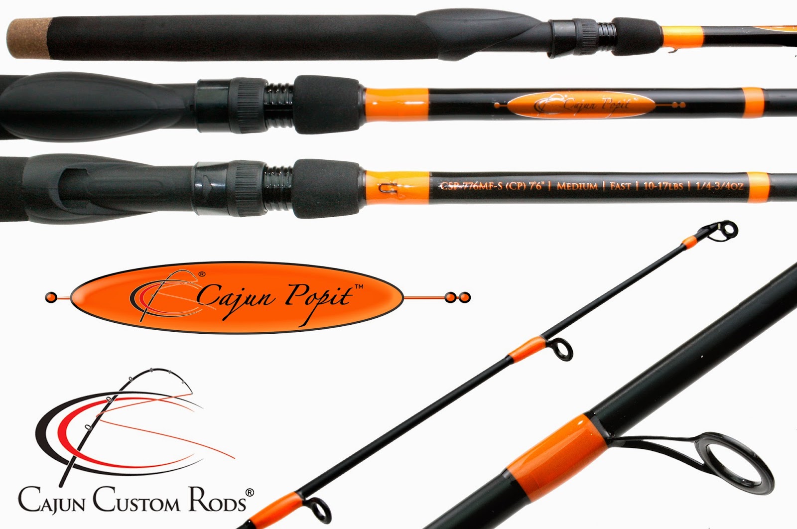 Cajun Custom Rods Cajun Popit™ The Best Popping Cork Inshore Fishing Rod