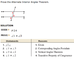 Interior In Math Alternate Interior Angles
