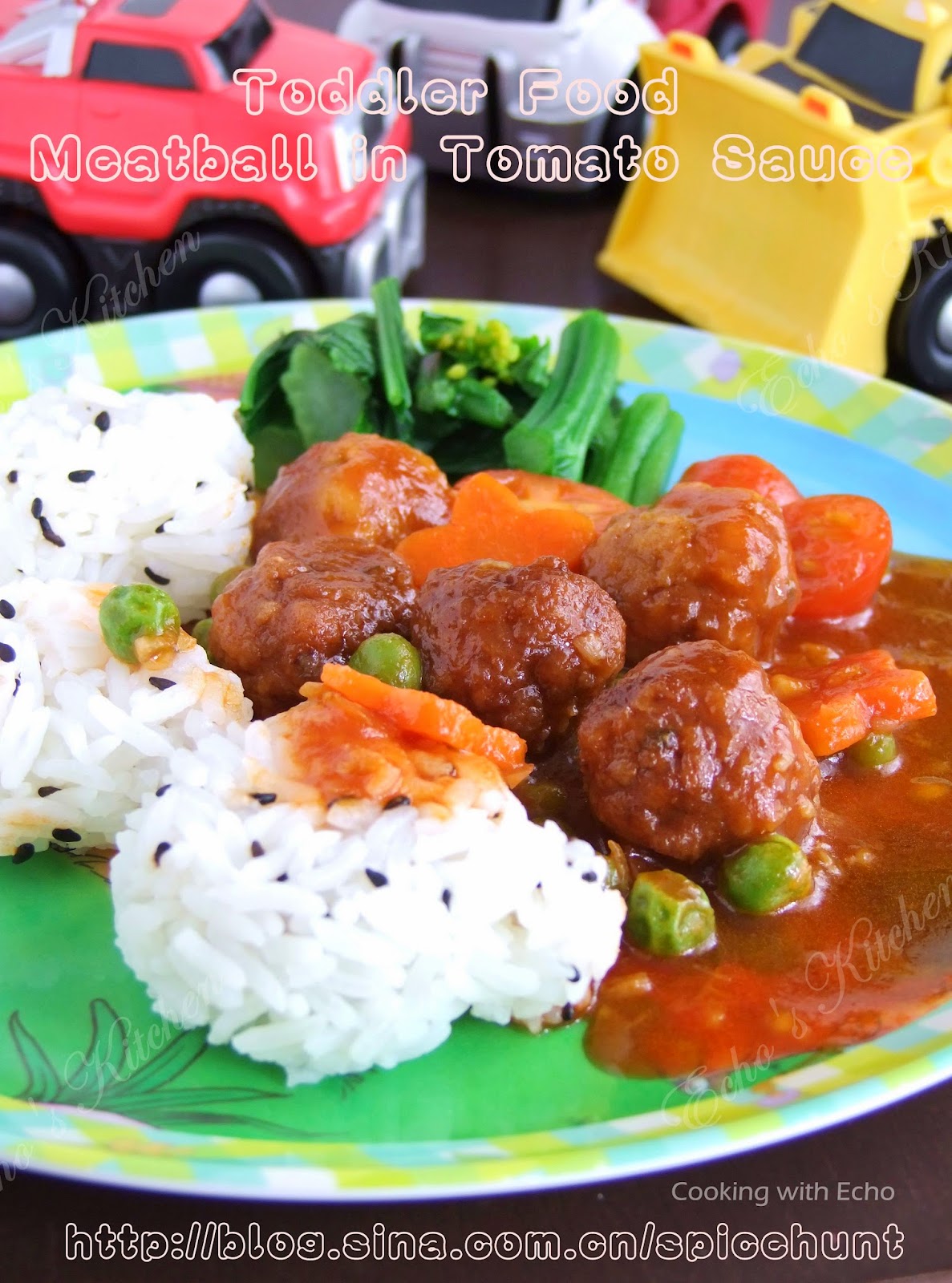 A taste of memories Echo's Kitchen Toddler Food Meatballs in Tomato Sauce