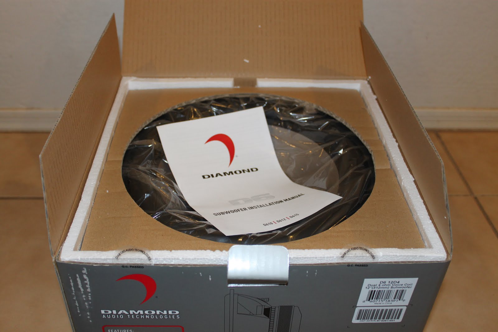 diamond d6 12 subwoofer