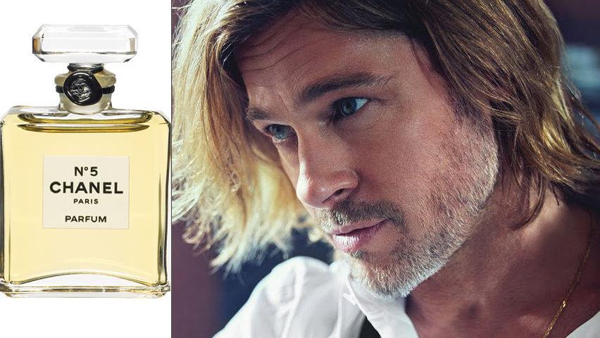 Catwalk Glam: Brad Pitt is the new face of Chanel No. 5