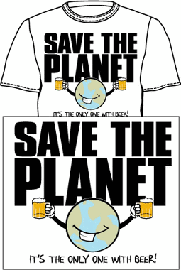 Rette den Planeten T-Shirt