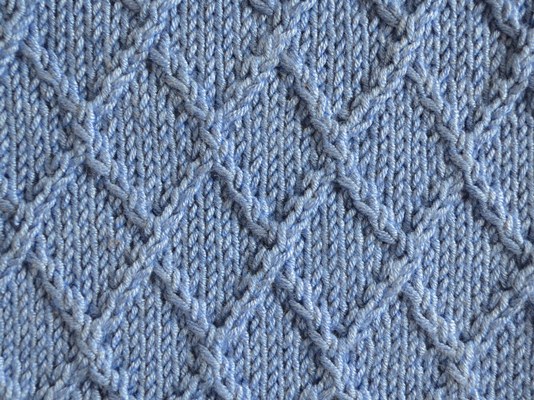 Textured Knits: LATTICE STITCH