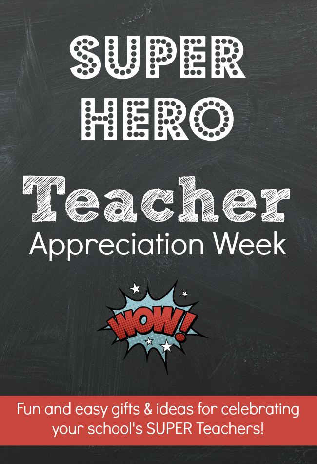 The Educators' Spin On It Teacher Appreciation Super Hero Themed Week(06)