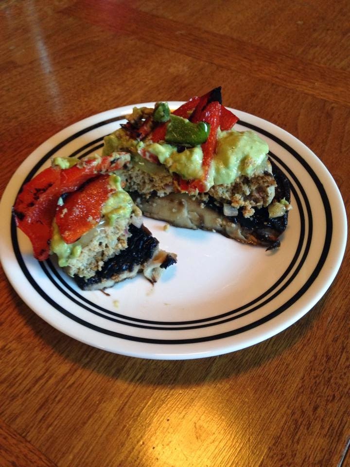 Melanie's Fitness, Food, & Health Bunless Portobello Mushroom Chicken