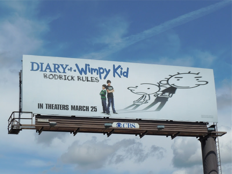 Diary of a Wimpy Kid 2 movie billboard