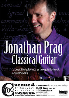Classical Guitar at C too, (Church) Jonathan Prag at the Edinburgh Fringe 2012
